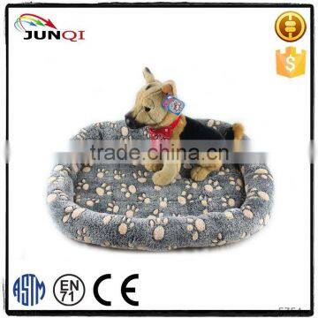 soft canvas and fleece pet bed