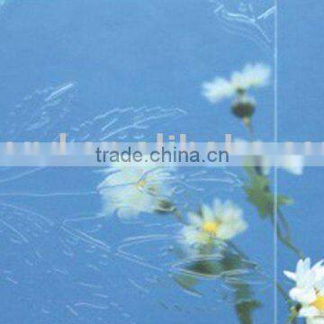 clear karatachi patterned glass for intenal decoration