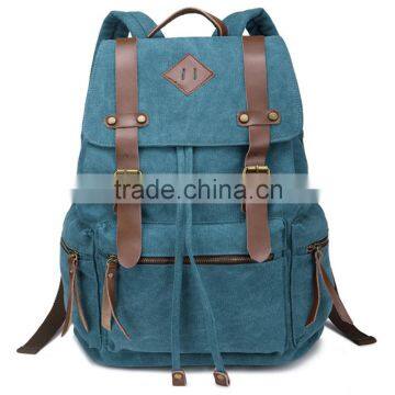 Travel Canvas Backpack Sport Rucksack Camping School Satchel photo-4