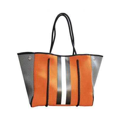 Perforated Oversized Large Custom Neoprene Women's Handbag Beach Tote Bag