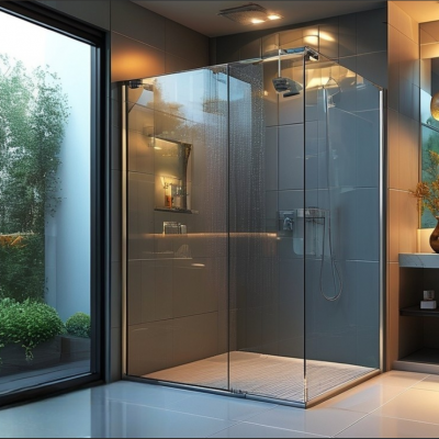 Shower glass