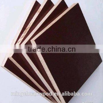 9mm 12mm 15mm 18mm Black/brown/red Film Faced Plywood for Concrete Shuttering Black Film Faced Plywood photo-4