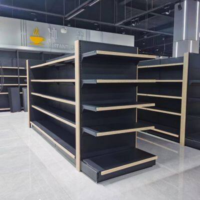 Shelf; Supermarket Shelf; Storage Shelf; Display Shelf; Convenience Store; Wood Grain; Thickened; Supermarket; Kiosk Stationery; Baby Store;Rack photo-5