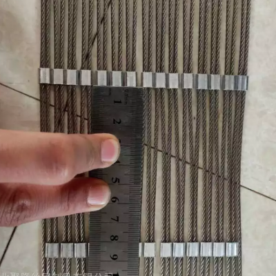 Good Ventilation Stainless Steel Ferrule Woven Zoo Cage Animals Enclose Fence Wire Cable Rope Bird Netting Mesh