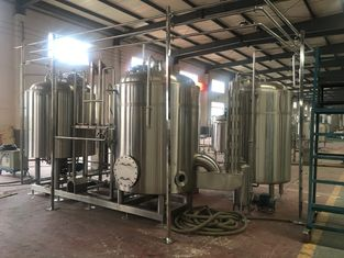 Direct-fire Heating Brewhouse Stainless Steel 7BBL Beer Brewhouse for Pub Beer Brewing Equipment