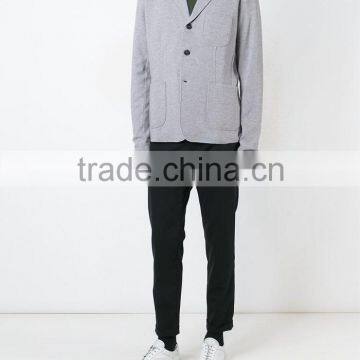 China Wholesales Casual Light Grey Mens Suit Blazer photo-3
