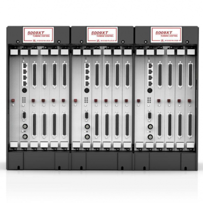 WOODWARD 8262-1143 5009XT con 2 fuentes de alimentación de 24 VDC