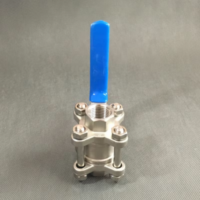 ANSI Full Size Stainless Steel SS 304/316 CF8M Ball Valve Handle 1000 WOG NPT Threaded 3 Way Ball Valve photo-4