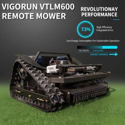 Vigorun VTLM600 Robot Lawn Mower Professional-Grade Construction Working 45° Grass Cutter Machine for Garden