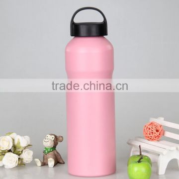 Fluted Shaped Travel Aluminium Sports Water Bottle