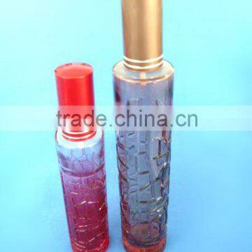 fancy 50ml glass perfume bottle with spray