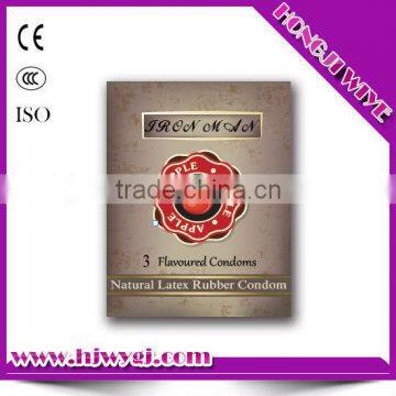 Apple flavored condoms male condoms OEM from China manufacturer
