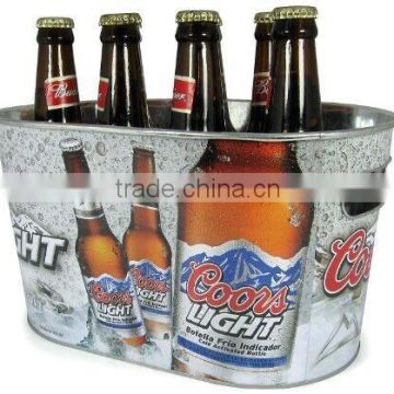 CCGB-G112 New Available 10L oval Metal ice bucket, beer bucket