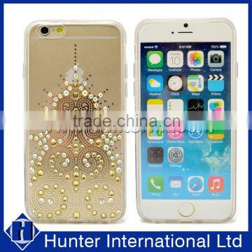 Bling TPU Frame Thin PC Back Case For iPhone6s