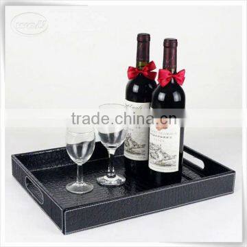 Christmas gifts hand-make customs leather seed tray