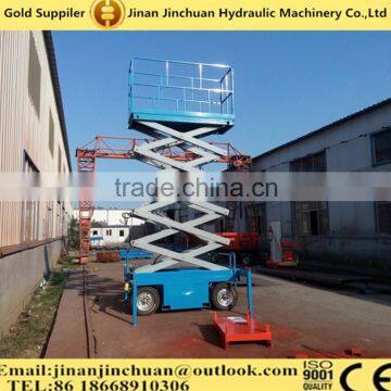 1.35~16m, 0.5 ton manual scissor lift platform /portable lift platform /table top scissor lift platform