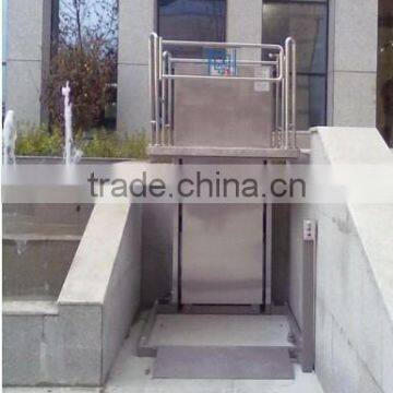 0.8-10m, 250kg small construction lifts /warehouse platform lift /electric platform lift