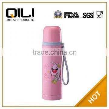 Stainless steel double wall thermos flask