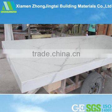 Ice White Quartz Countertop, Snow White Quartz for Kitchen Table Top photo-5