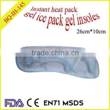 Instant heat pack gel insoles