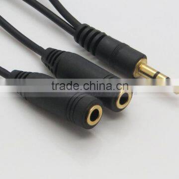 3.5mm Male- Female Headphone Earphone Splitter Cable Audio AUX Cable With Volume Control photo-5