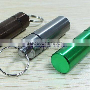 10ml/15ml/20ml 7 Color Option Smooth Oxidation Surface Mini Size Pill Storage Alloy Vial photo-3
