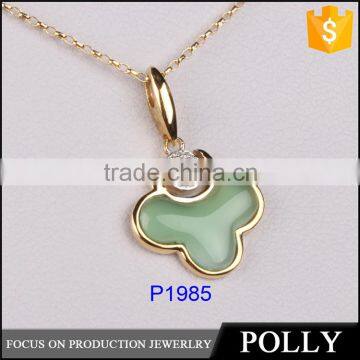 hot sale modern pendant light druzy pendant zircon silver pedant Polly jewelry China factory best price