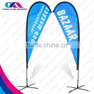 Recycle Lead Promotion Advertise Teardrop Flag for Comapny photo-3