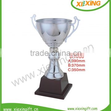 2014 professional custom silver plated metal super star funny trophies