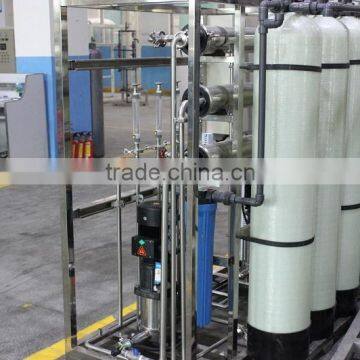 industrial salt water treatment plant with ion exchange column