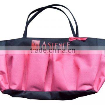 handled pink promotional makeup cosmetic organizer