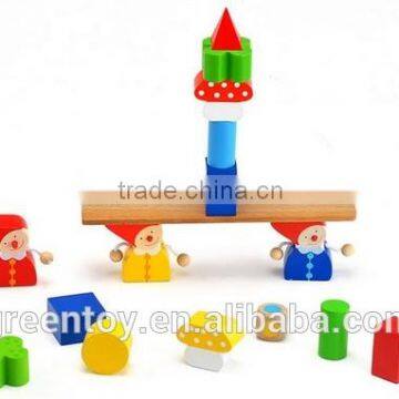 Wooden Building Block intelligenceToys balancing toy