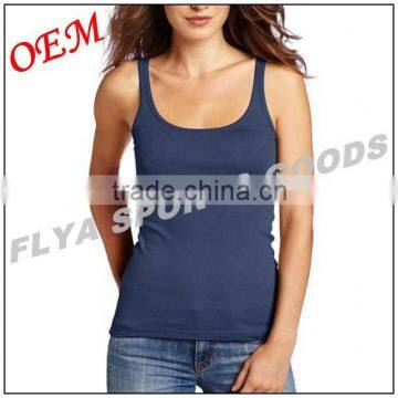 Good after-sales service 100% cotton sexy women singlet gym running wear for sport