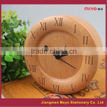 Home Decoration Wooden Desktop Clock Decoration Business Gifts