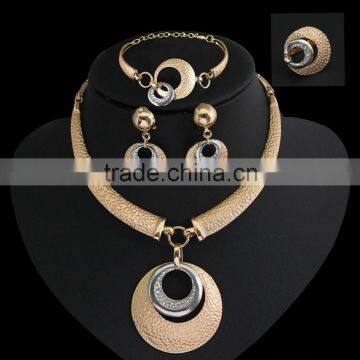 Jewelry Set For Wedding,Fashion Gold Plated Jewelry Set New Model Jewelry Set photo-3
