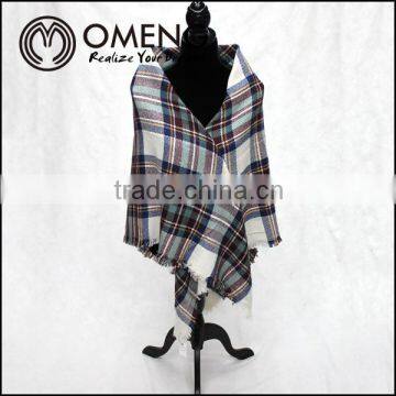 Fashionable Super Big Poncho Style Wool Scarf