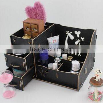 Home Decor wooden makeup organizer wholesale cosmetic organizer