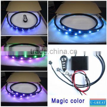 Hot sales remote glow peelable full color led video floor light active atmosphere