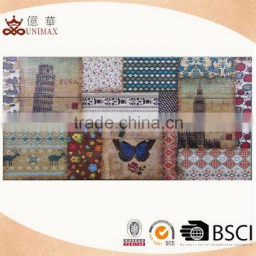 Various pattern exquisite wooden wall sign with fashion design