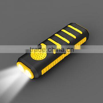 wholesale newest designed 3 in 1 bluetooth speaker power bank with torch and LED