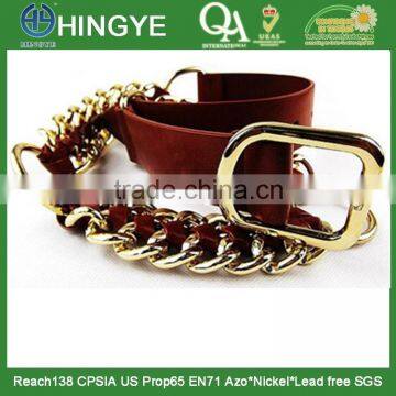 Fancy Braided Chain PU Belt -- E1509