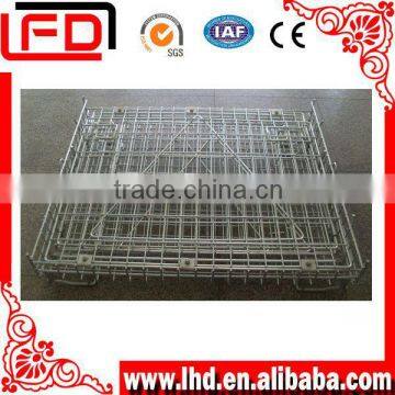 foldable wire mesh storage cage for logistics service