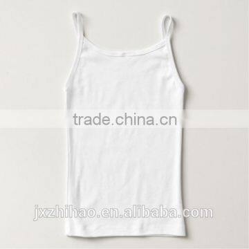 Hotsale Cheap White Plain Spaghetti Strap Tank Top for Ladies photo-4