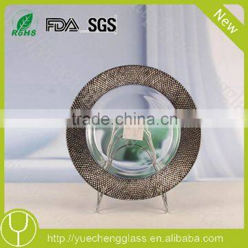 Wedding Charger Plates Crystal Glass Under Plates photo-4