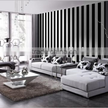 Simple modern home use sofa set with unique fabric cover KW9027