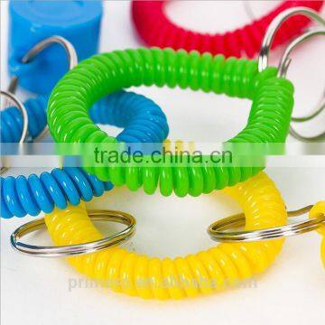 Spring Rope Plastic Chain Lanyard Anti-theft Key Chain Bungee Cord Keyring photo-2