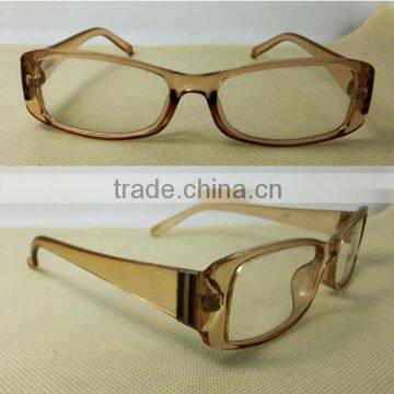 2014 best selling reading glasses, woman pure yellow reading glasses