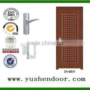 popular design hot sale pvc flush door