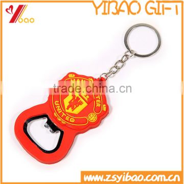 Hot Selling Custom Rubber Soft Pvc Keychain For Sale, Wholesale Pvc Bottle Opener Key Ring