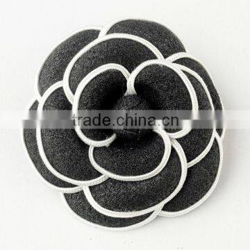 Oldies Black & White Flower Hair Clip Wedding Hair Accessories